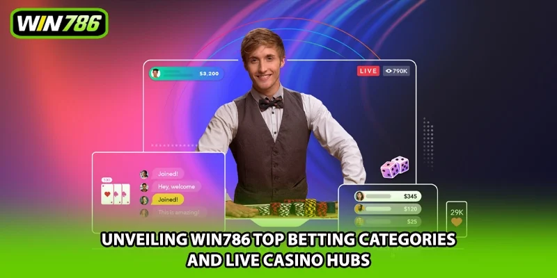Unveiling Win786 top betting categories and live casino hubs